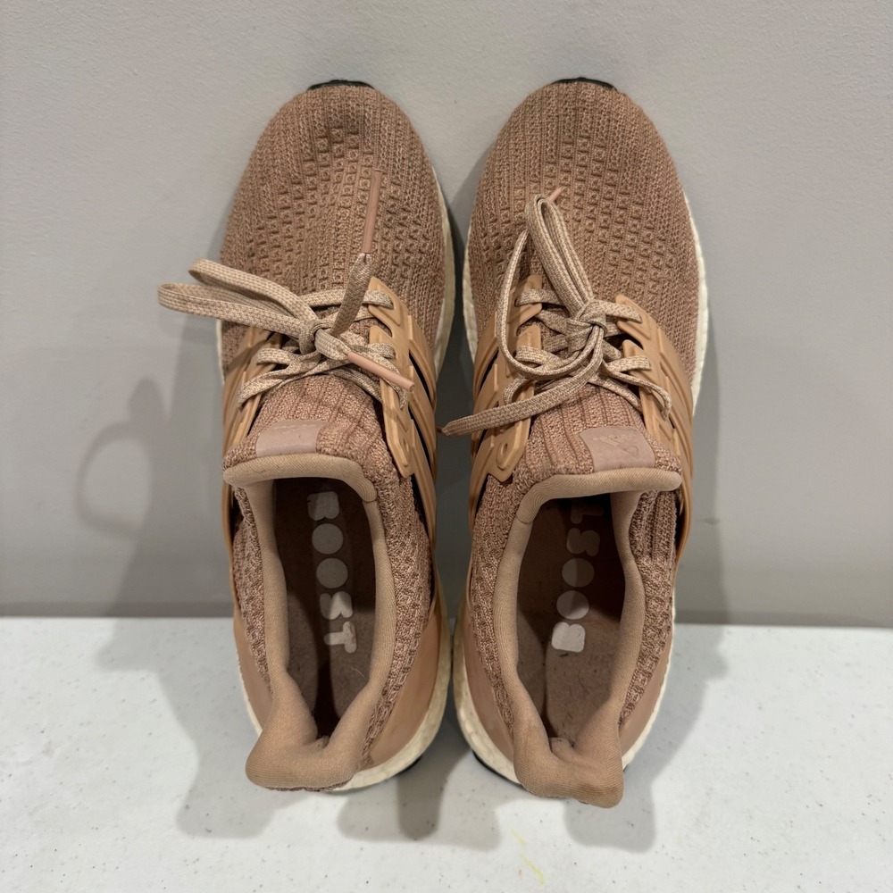 Adidas Ultraboost 4.0 Ash Pearl Running Shoes Womens 9 Athletic - Picture 7 of 8